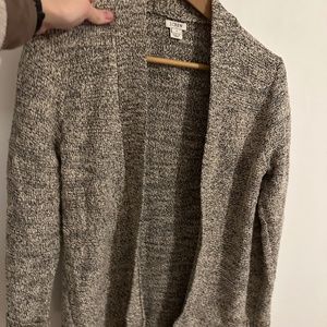 J. Crew Shawl Gray Sweater Size Small